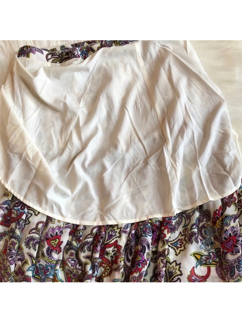 Banana Republic Colorful Paisley Maxi Skirt 0
